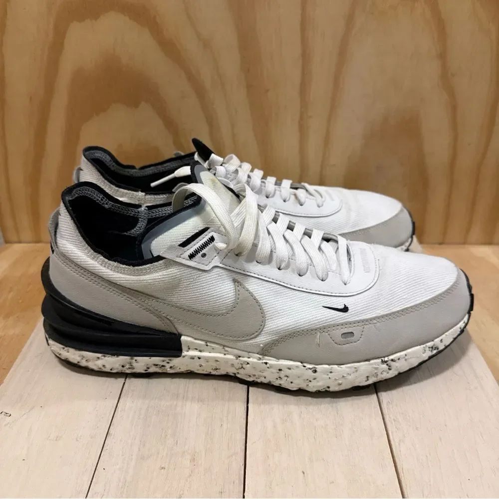 Nike Waffle One Crater White Bone Black Sneakers DH7751 100 MENS 13